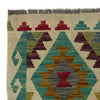 Hand Woven Wool Kelim Runner 2' 6" x 10' 1" ft / 76 x 308 cm - No. R38727