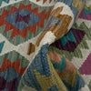 Hand Woven Wool Kelim Runner 2' 6" x 10' 1" ft / 76 x 308 cm - No. R38727