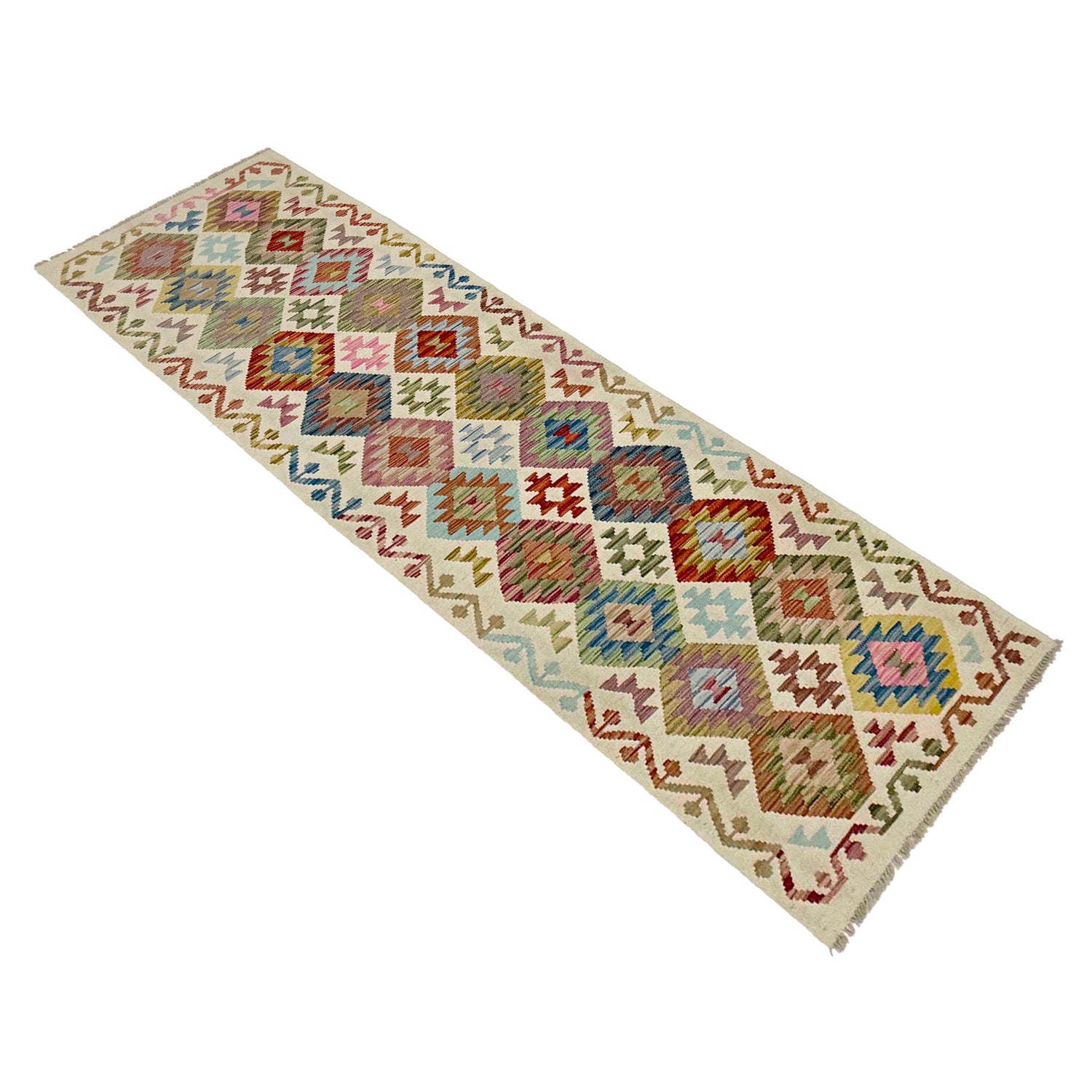 Long Chobi Kilim Runner 2' 7" x 9' 9" ft / 80 x 296 cm - No. R38730
