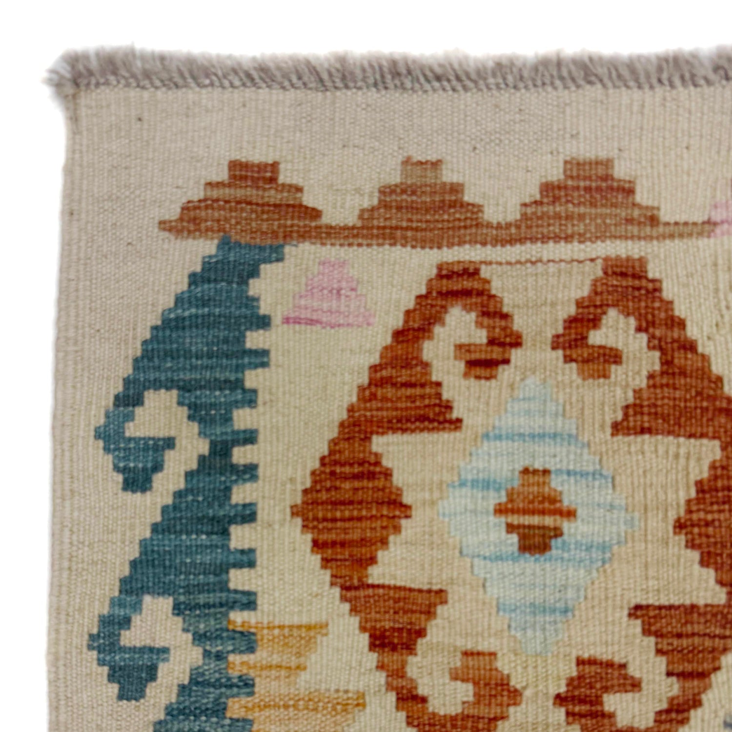 Handmade Afghan Vegetable Kilim Runner 2' 7" x 9' 7" ft / 79 x 293 cm - No. R38733