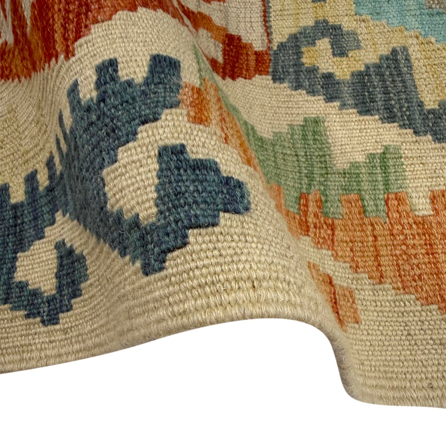 Handmade Afghan Vegetable Kilim Runner 2' 7" x 9' 7" ft / 79 x 293 cm - No. R38733