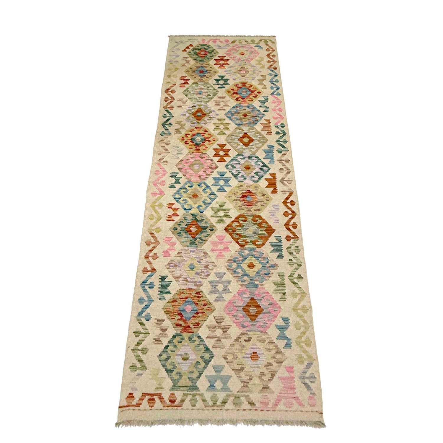 Long Kilim Runner 2' 7" x 9' 4" ft / 79 x 285 cm - No. R38735