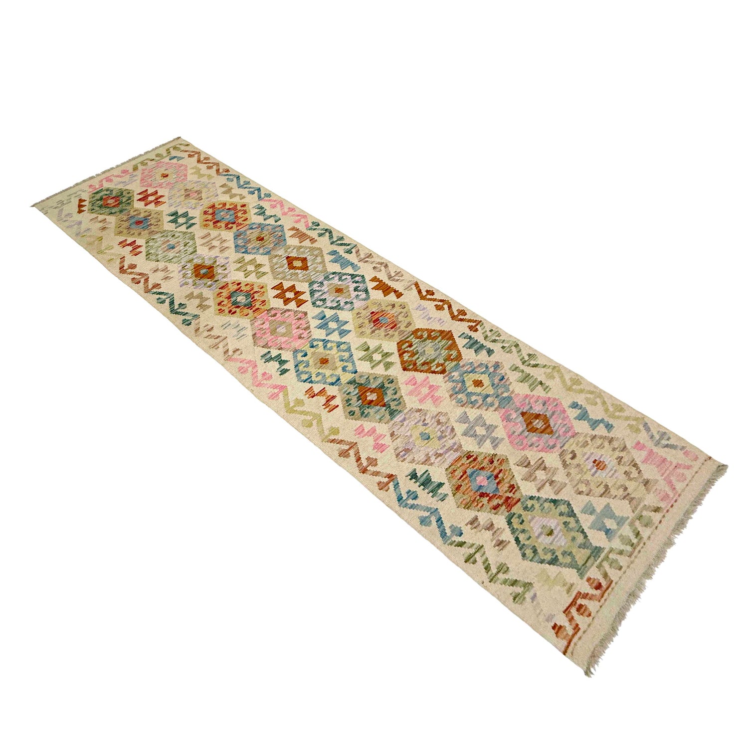 Long Kilim Runner 2' 7" x 9' 4" ft / 79 x 285 cm - No. R38735