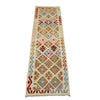 Multi Color ful Flat-Weave Wool Kilim Runner 2' 9" x 9' 6" ft / 85 x 290 cm - No. R38736