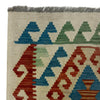 Multi Color ful Flat-Weave Wool Kilim Runner 2' 0" x 5' 8" ft / 61 x 172 cm - No. R38741
