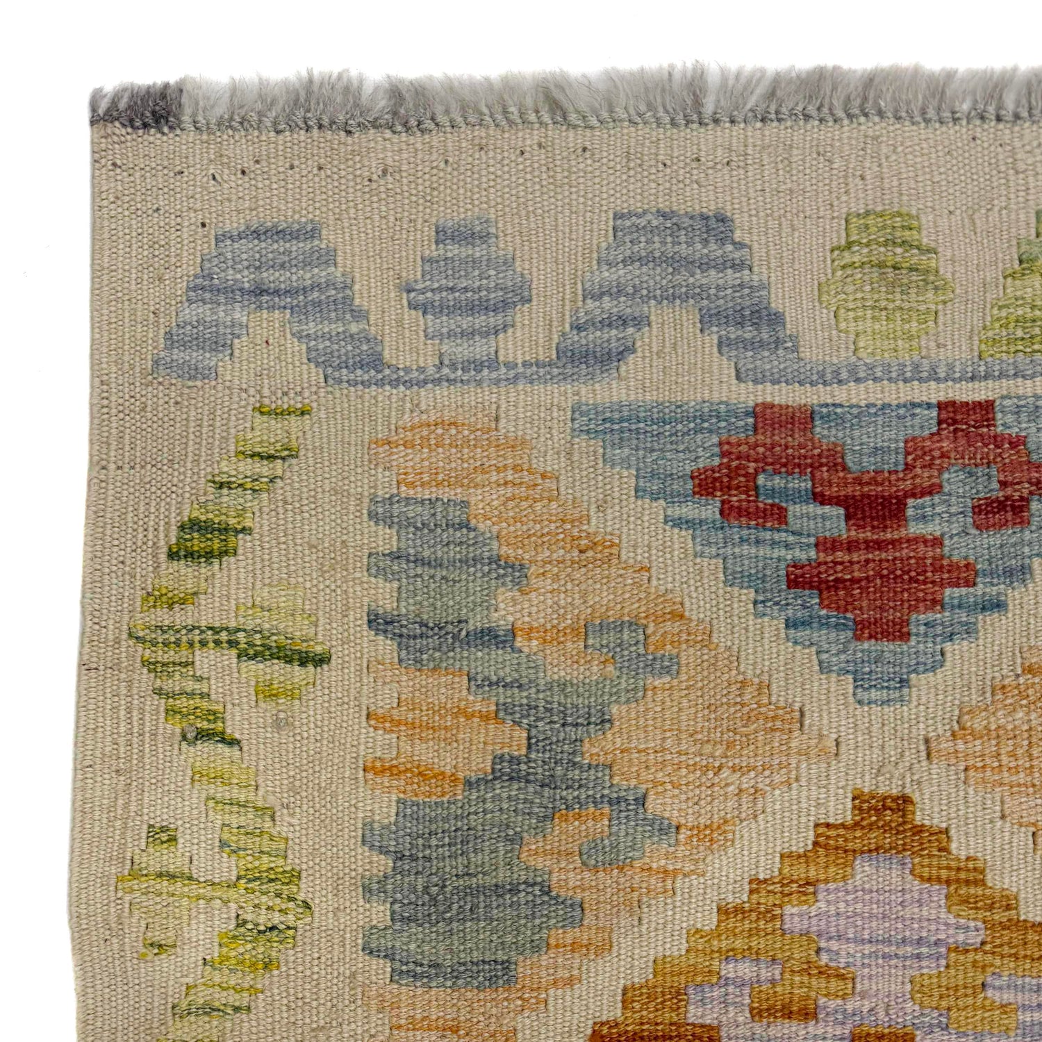 Handmade Vegetable Kelim Runner 2' 0" x 5' 7" ft / 62 x 171 cm - No. R38743