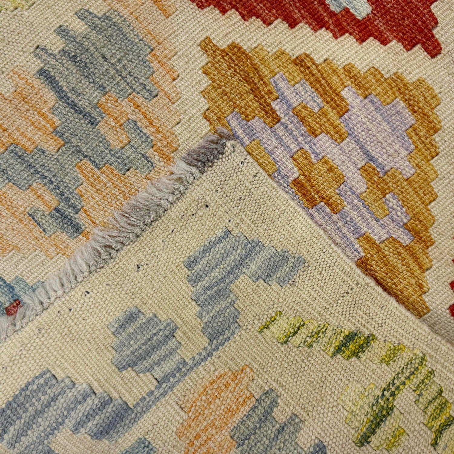 Handmade Vegetable Kelim Runner 2' 0" x 5' 7" ft / 62 x 171 cm - No. R38743