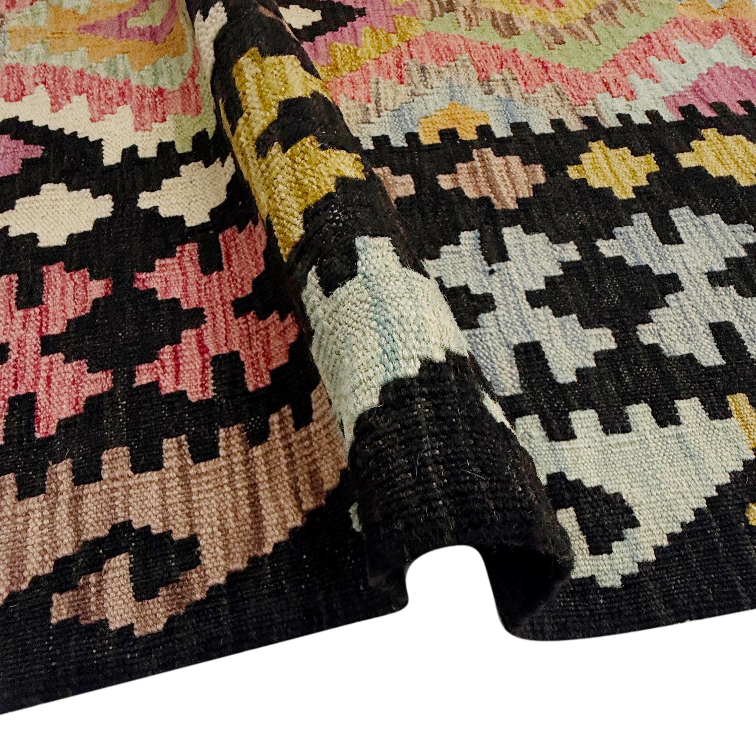Handmade Vegetable Kilim 6' 8" x 9' 8" ft / 203 x 294 cm - No. R38745
