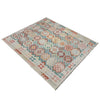 Hand Woven Wool Kelim 7' 0" x 9' 9" ft / 214 x 297 cm - No. R38746
