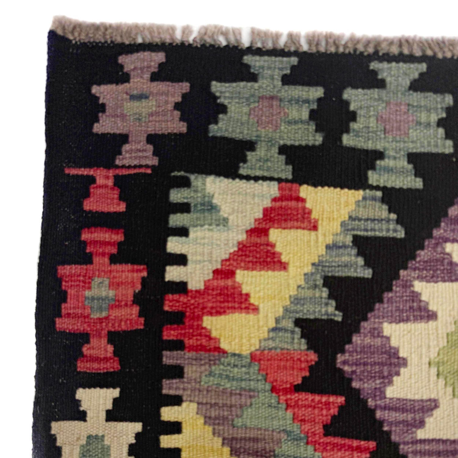 Hand Knotted Flatweave Kilim 6' 9" x 9' 11" ft / 207 x 303 cm - No. R38749