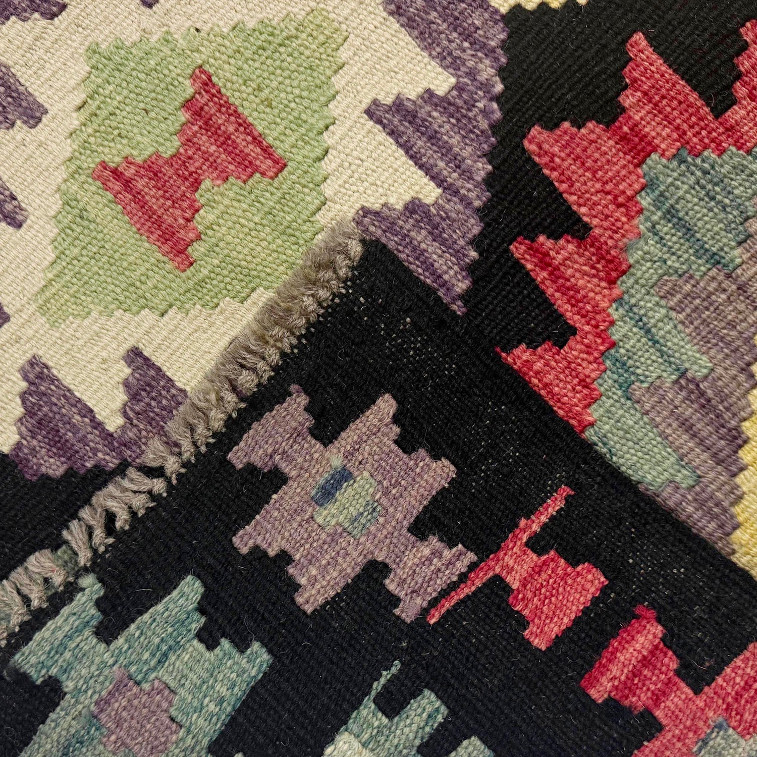 Hand Knotted Flatweave Kilim 6' 9" x 9' 11" ft / 207 x 303 cm - No. R38749