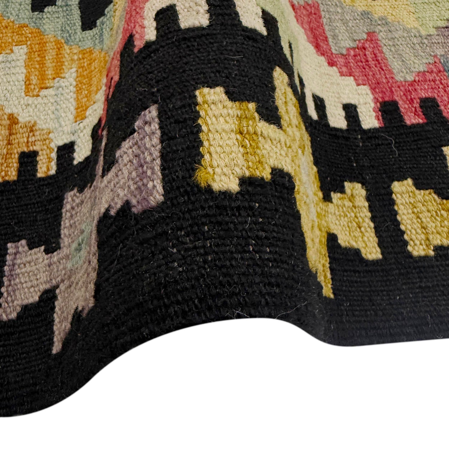 Hand Knotted Flatweave Kilim 6' 9" x 9' 11" ft / 207 x 303 cm - No. R38749