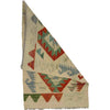 Handmade Turkish Design Wool Kilim 1' 11" x 2' 7" ft / 58 x 80 cm - No. R38764