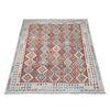 Handmade Turkish Design Wool Kilim 8' 0" x 11' 1" ft / 243 x 338 cm - No. R38774