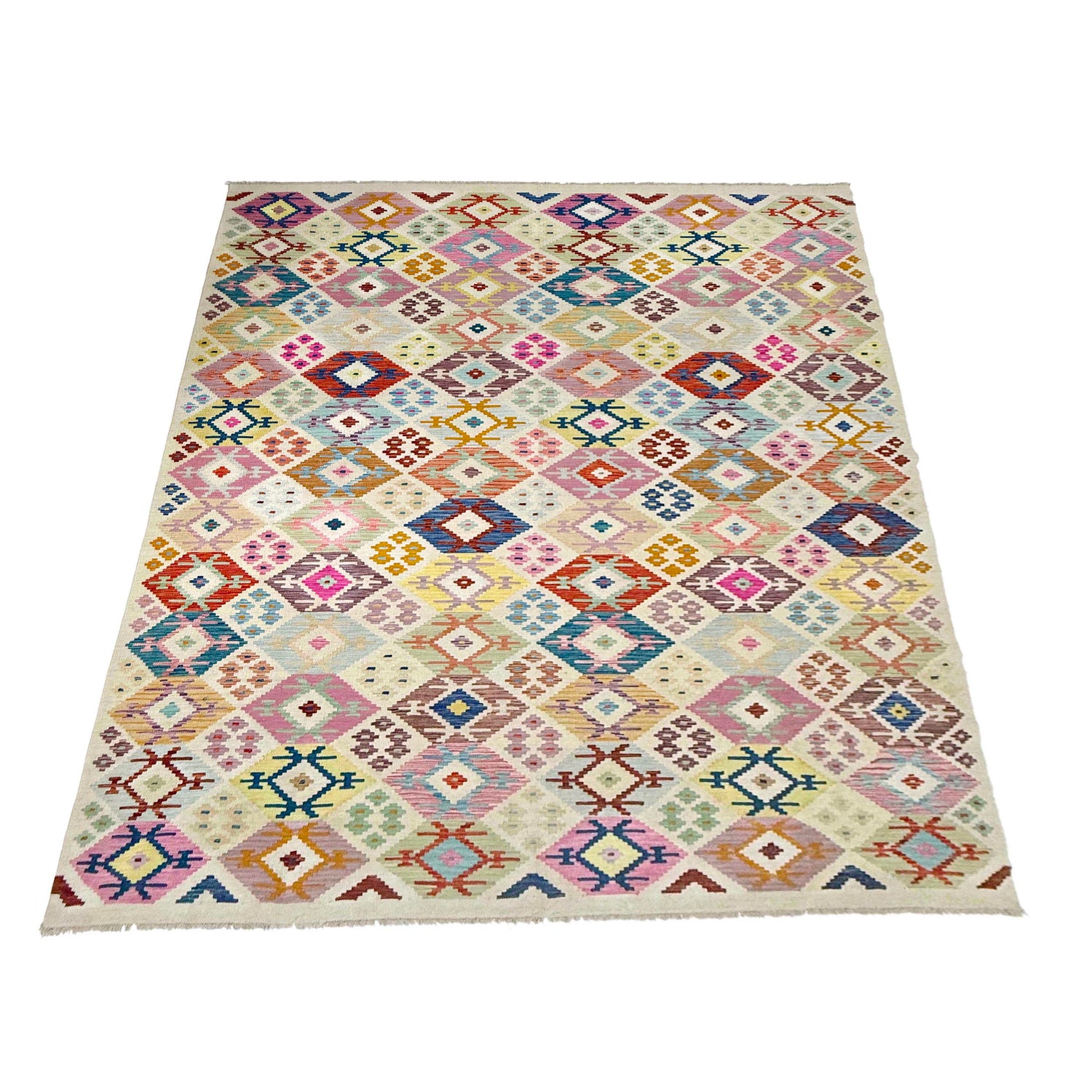 Large Size Chobi Kilim 8' 0" x 11' 5" ft / 245 x 347 cm - No. R38775