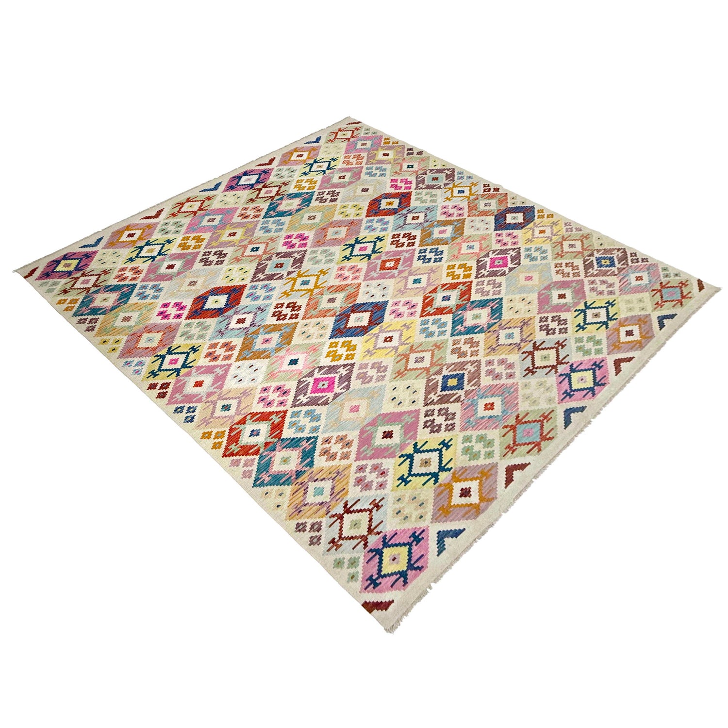 Large Size Chobi Kilim 8' 0" x 11' 5" ft / 245 x 347 cm - No. R38775