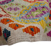 Multi Color ful Flat-Weave Wool Kilim 8' 2" x 9' 10" ft / 250 x 300 cm - No. R38777