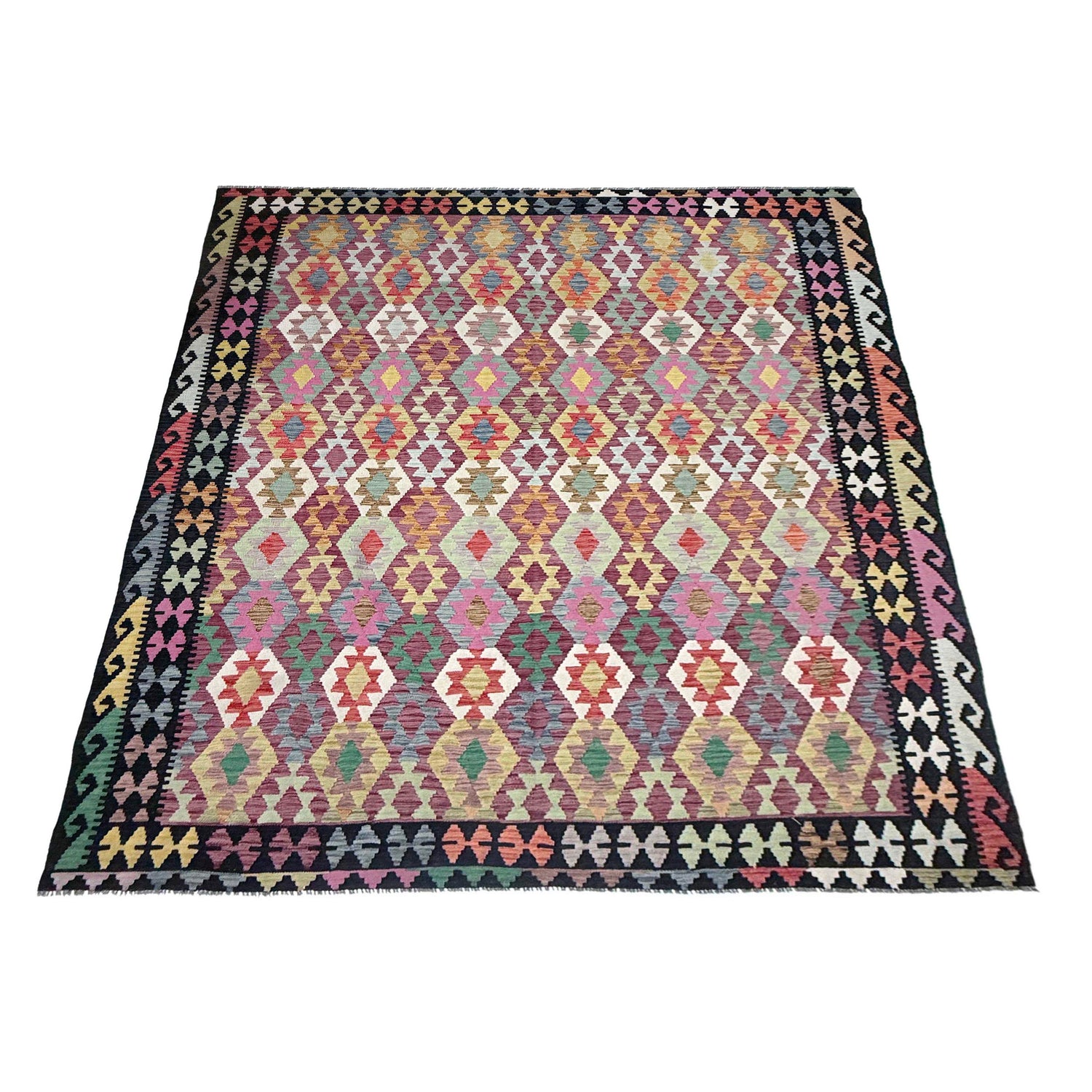 Hand Knotted Flatweave Kilim 8' 3" x 10' 10" ft / 252 x 330 cm - No. R38778