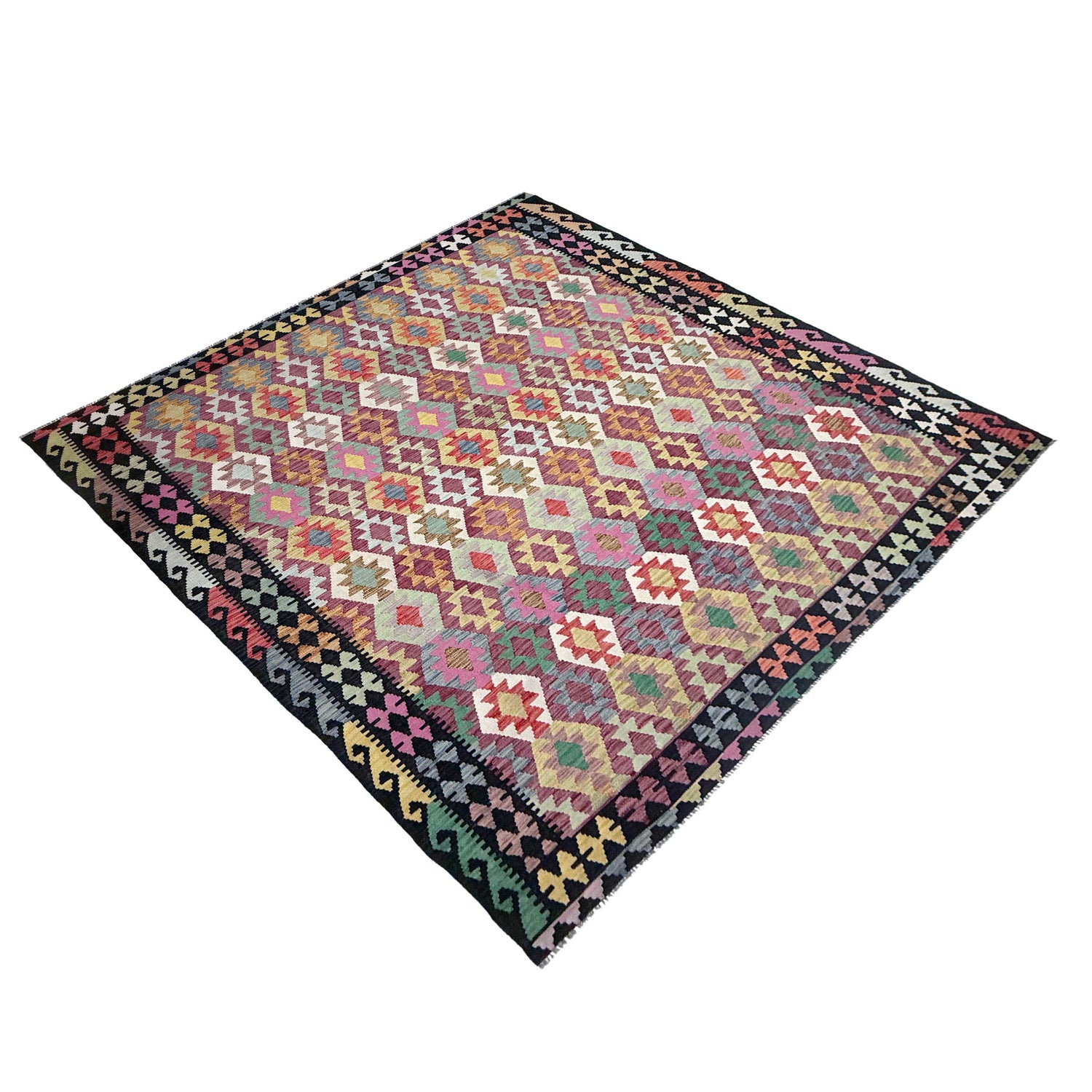 Hand Knotted Flatweave Kilim 8' 3" x 10' 10" ft / 252 x 330 cm - No. R38778