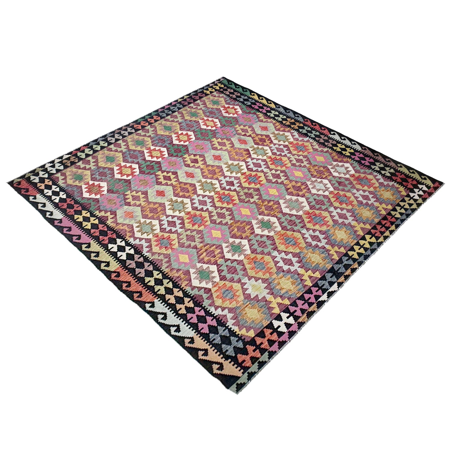 Hand Knotted Flatweave Kilim 8' 3" x 10' 10" ft / 252 x 330 cm - No. R38778