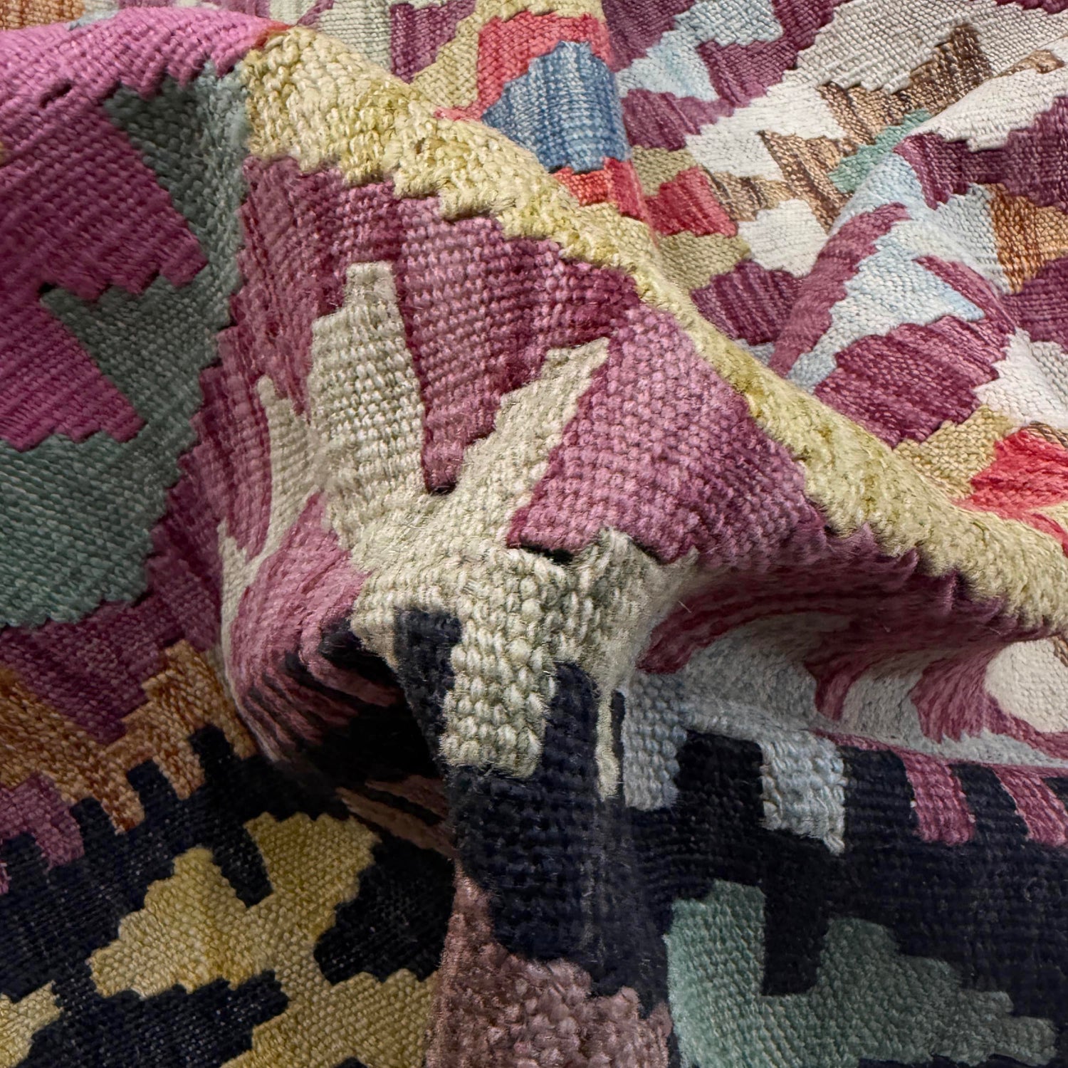 Hand Knotted Flatweave Kilim 8' 3" x 10' 10" ft / 252 x 330 cm - No. R38778