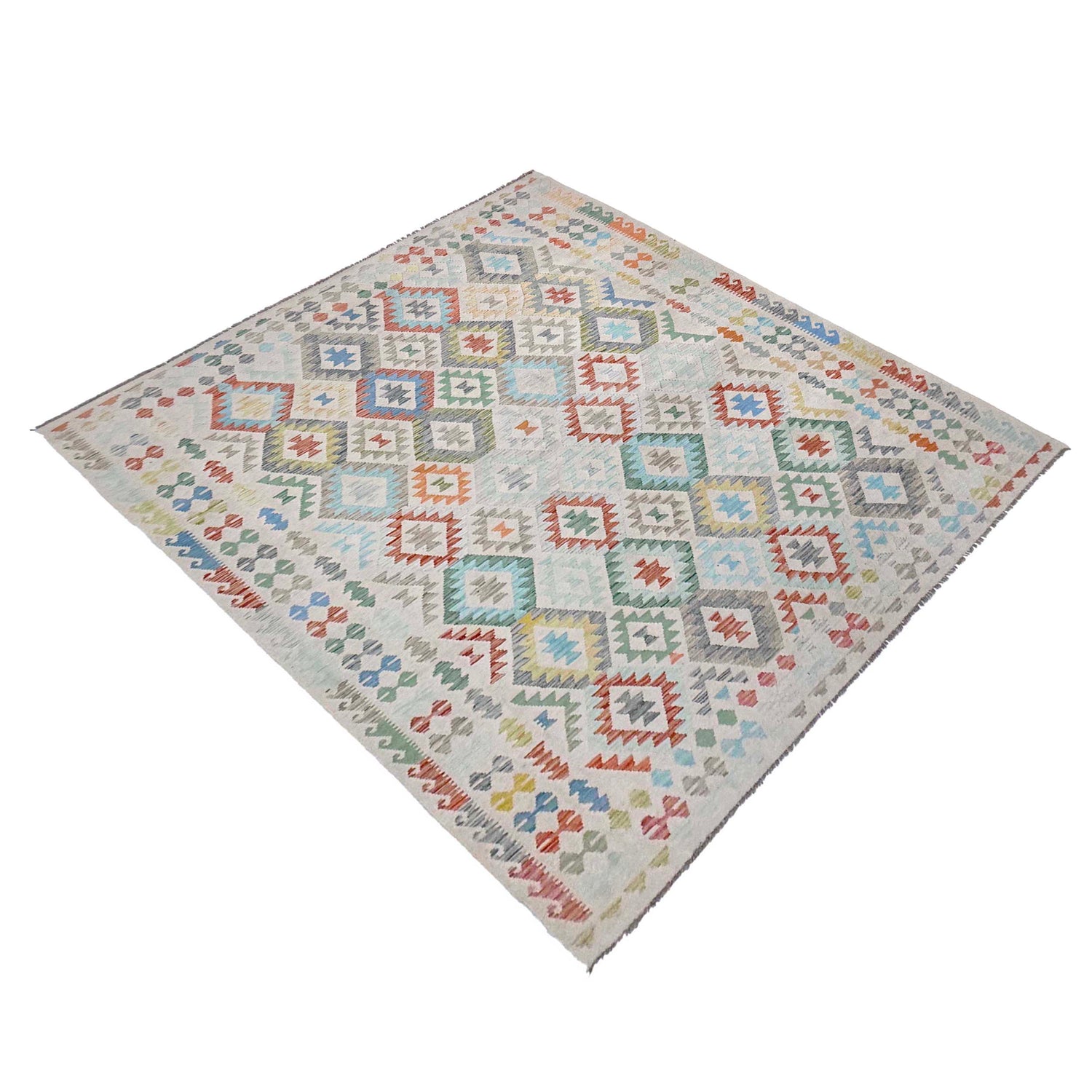 Handmade Vegetable Kelim 8' 2" x 11' 1" ft / 249 x 337 cm - No. R38781