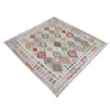 Handmade Vegetable Kilim 8' 10" x 9' 3" ft / 269 x 283 cm - No. R38782