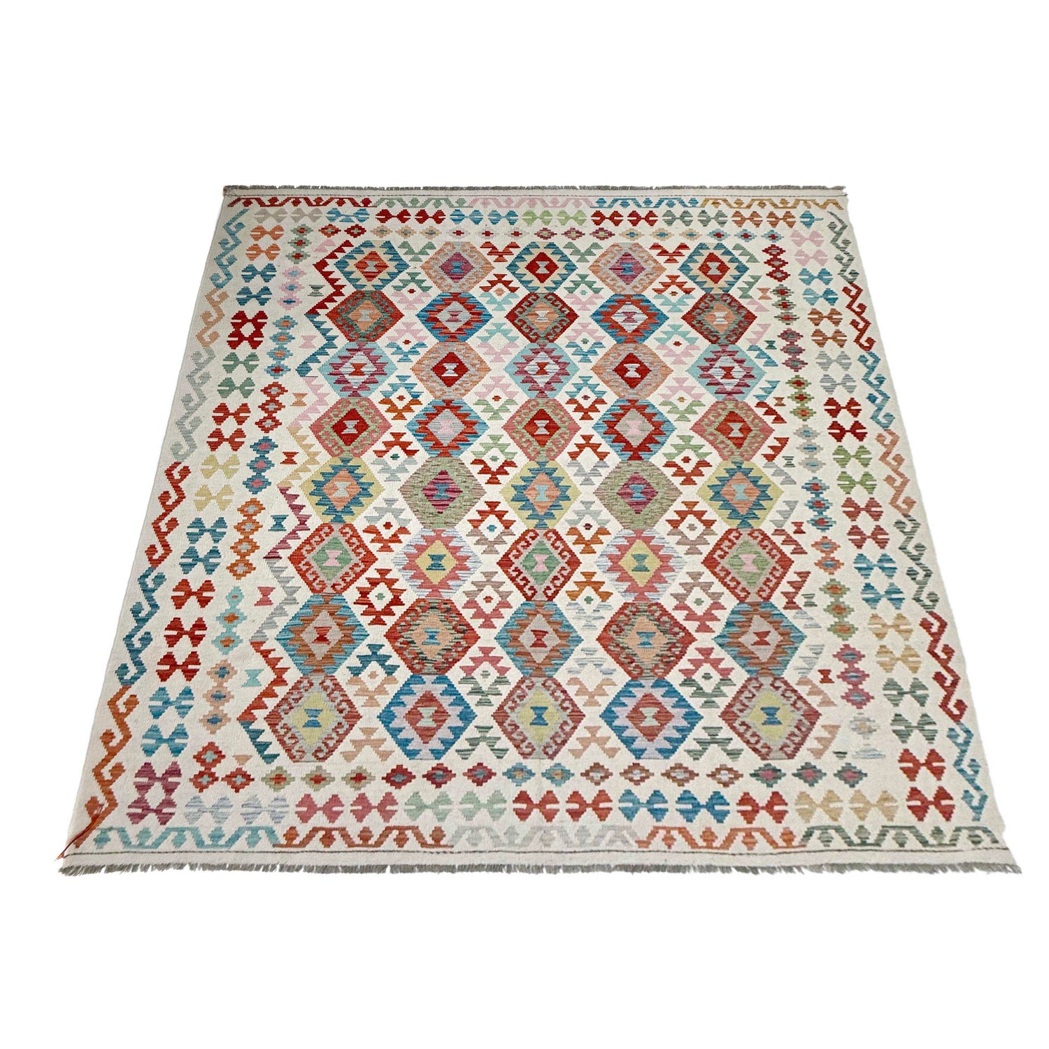 Handmade Vegetable Kelim 8' 4" x 9' 10" ft / 255 x 300 cm - No. R38784