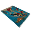 Hand Knotted Birds Pictorial Area Rug 3' 3" x 4' 9" ft / 99 x 145 cm - No. R38793