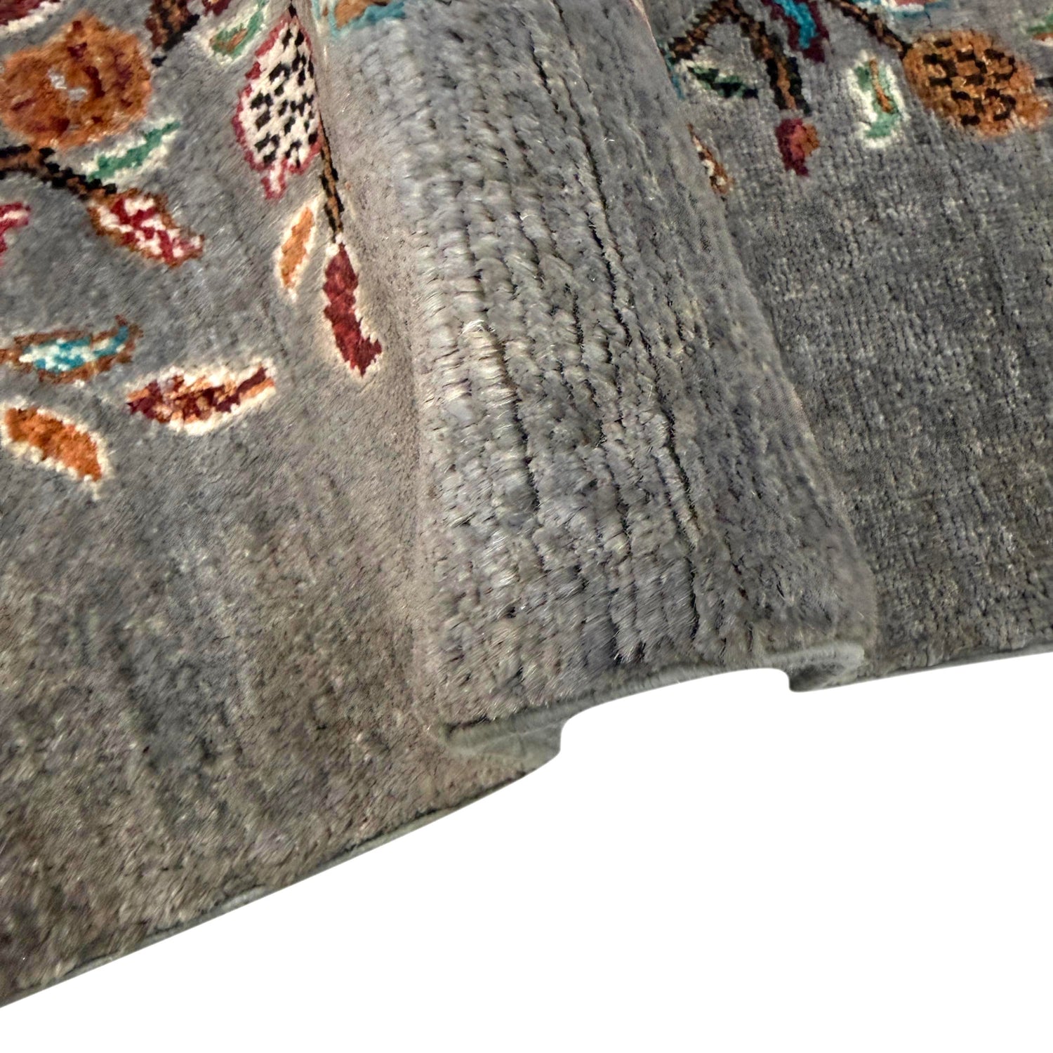 Gray Color Tree Of Life Area Rug 3' 5" x 5' 2" ft / 103 x 157 cm - No. R38794