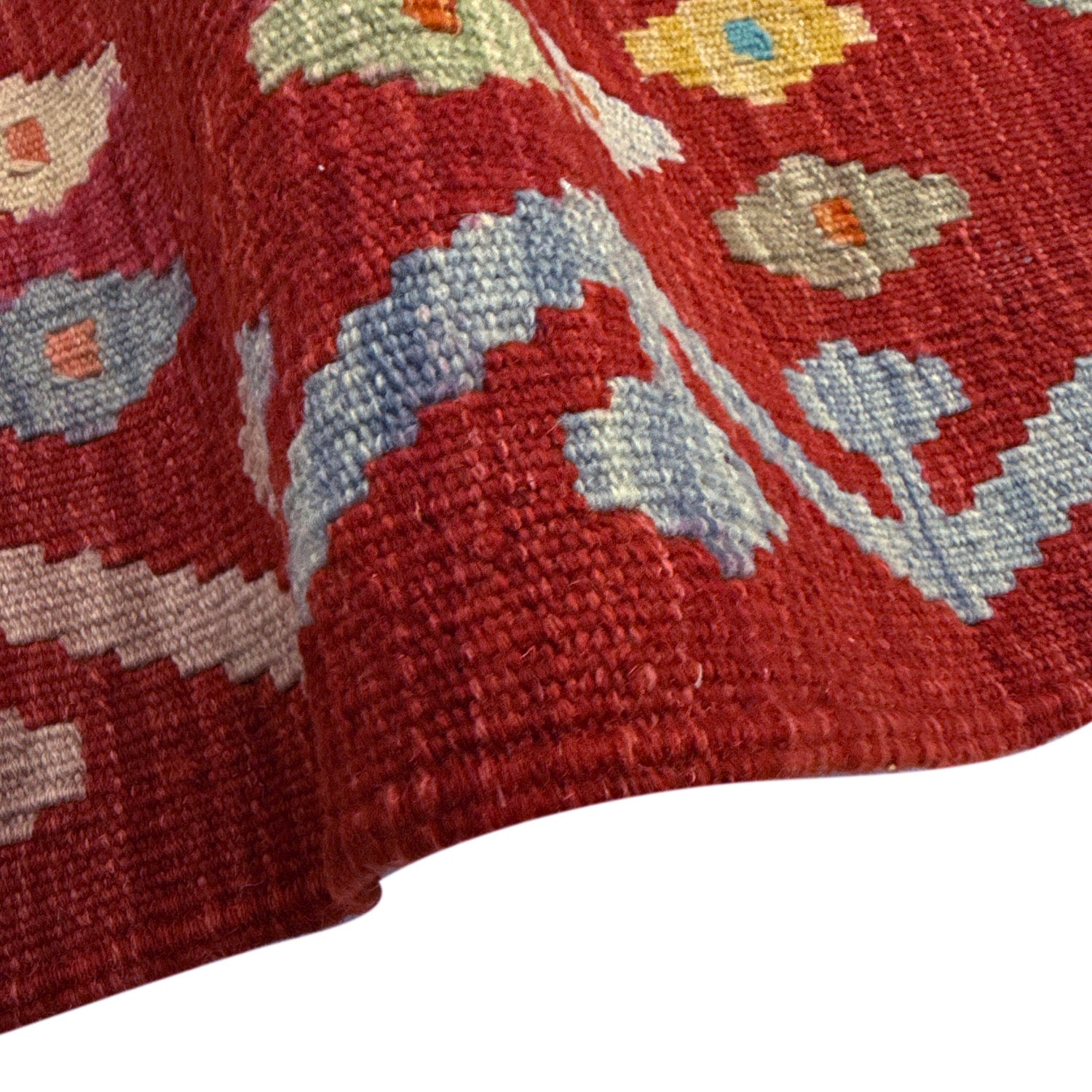 Hand Woven Wool Kelim 8' 2" x 11' 3" ft / 250 x 344 cm - No. R38797
