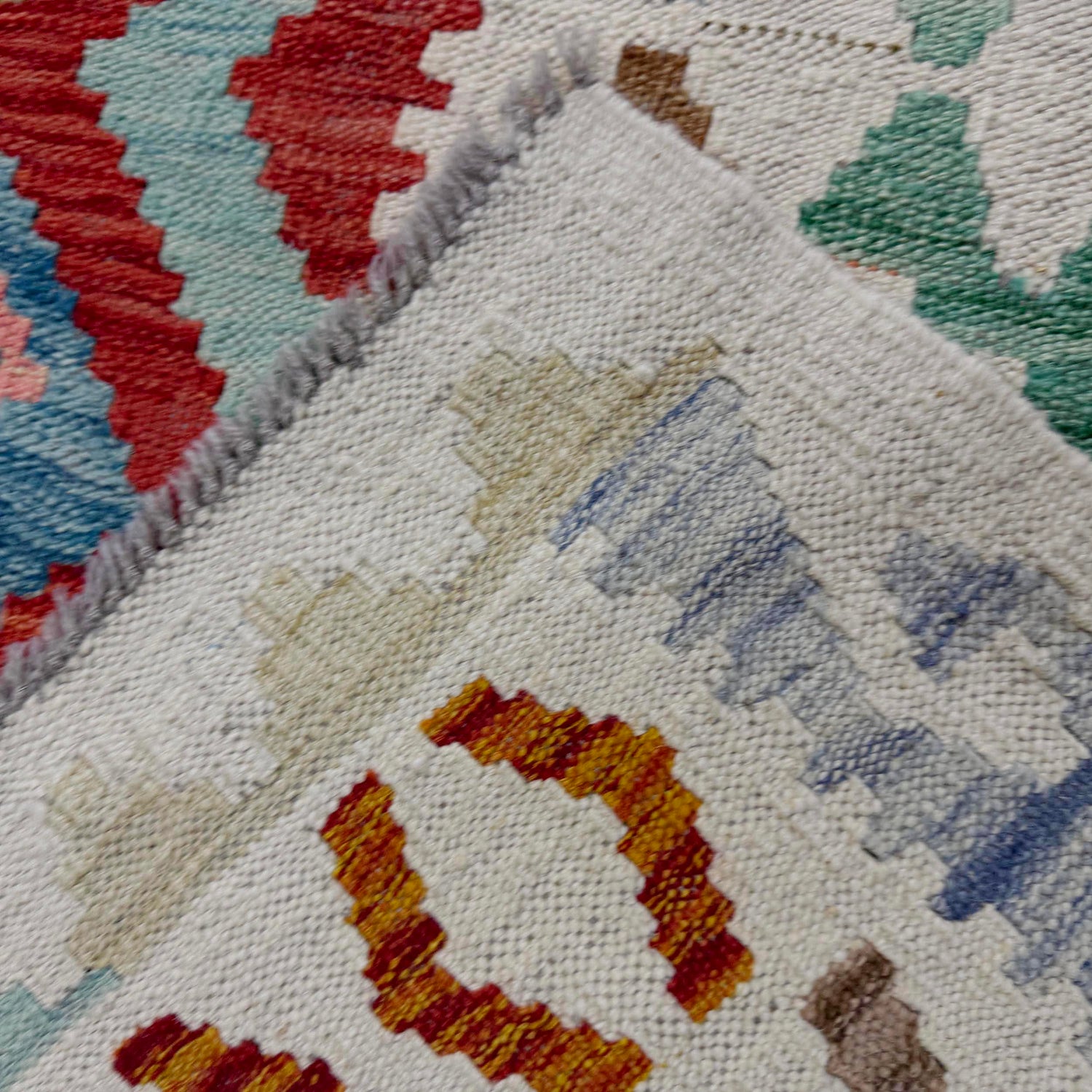 Hand Made Afghan Kilim 8' 2" x 11' 5" ft / 250 x 348 cm - No. R38798