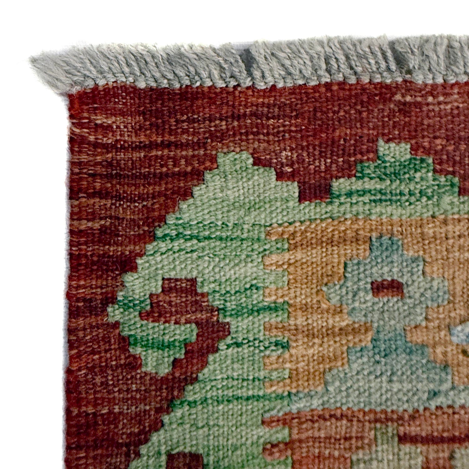 Multi Color ful Flat-Weave Wool Kilim 8' 2" x 11' 6" ft / 250 x 350 cm - No. R38800