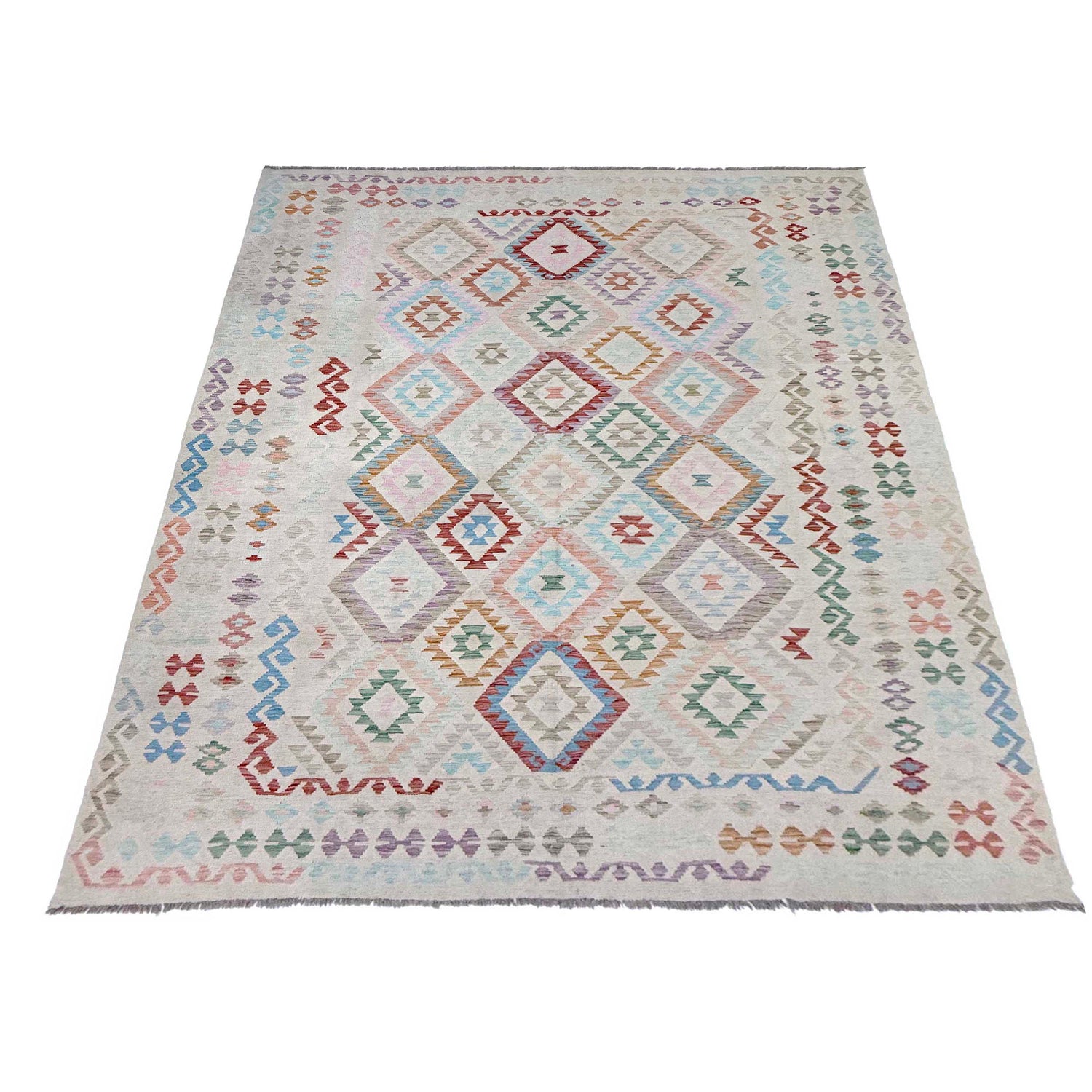 Large Size Chobi Kilim 8' 2" x 11' 4" ft / 250 x 345 cm - No. R38801