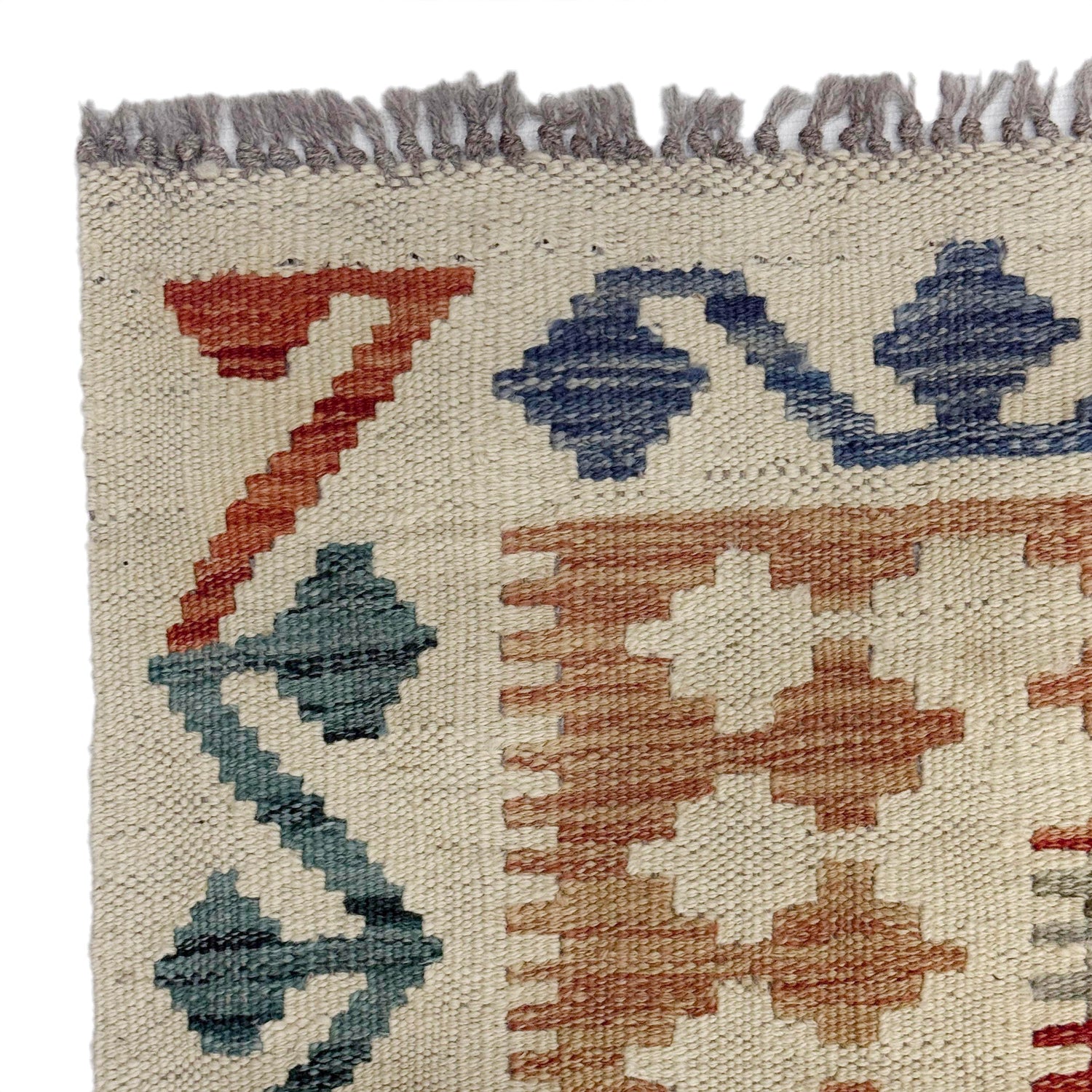 Handmade Afghan Vegetable Kilim 8' 0" x 11' 8" ft / 243 x 355 cm - No. R38803