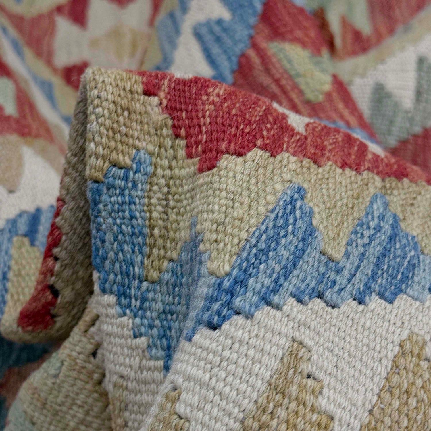 Handmade Afghan Vegetable Kilim 8' 0" x 11' 8" ft / 243 x 355 cm - No. R38803