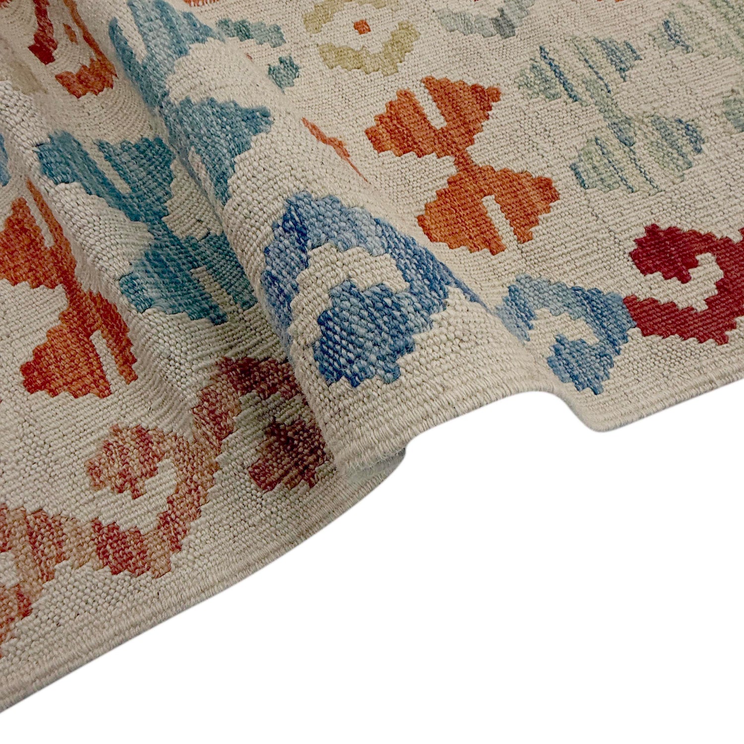 Handmade Vegetable Kilim 7' 11" x 11' 1" ft / 242 x 338 cm - No. R38805