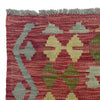 Multi Color ful Flat-Weave Wool Kilim 5' 1" x 6' 11" ft / 155 x 210 cm - No. R38806