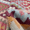 Multi Color ful Flat-Weave Wool Kilim 5' 1" x 6' 11" ft / 155 x 210 cm - No. R38806