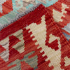 Hand Knotted Afghan Style Kilim Runner 2' 8" x 6' 3" ft / 81 x 190 cm - No. R38808