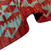 Hand Knotted Afghan Style Kilim Runner 2' 8" x 6' 3" ft / 81 x 190 cm - No. R38808