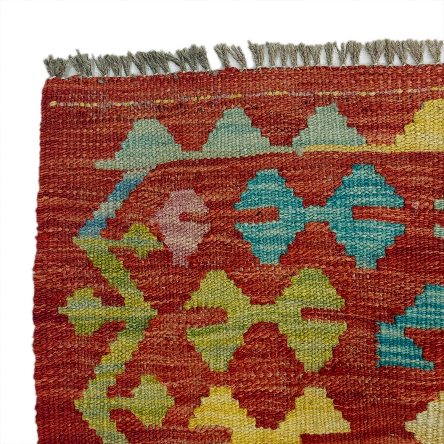 Handmade Vegetable Kilim 4' 9" x 6' 5" ft / 145 x 196 cm - No. R38810