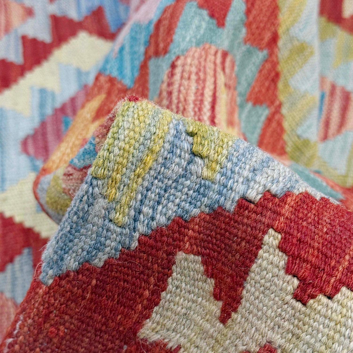 Handmade Vegetable Kilim 4' 9" x 6' 5" ft / 145 x 196 cm - No. R38810
