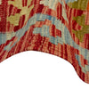 Hand Knotted Afghan Style Kilim 4' 4" x 7' 2" ft / 131 x 218 cm - No. R38812