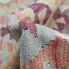Hand Woven Wool Kelim 4' 7" x 6' 2" ft / 140 x 189 cm - No. R38813