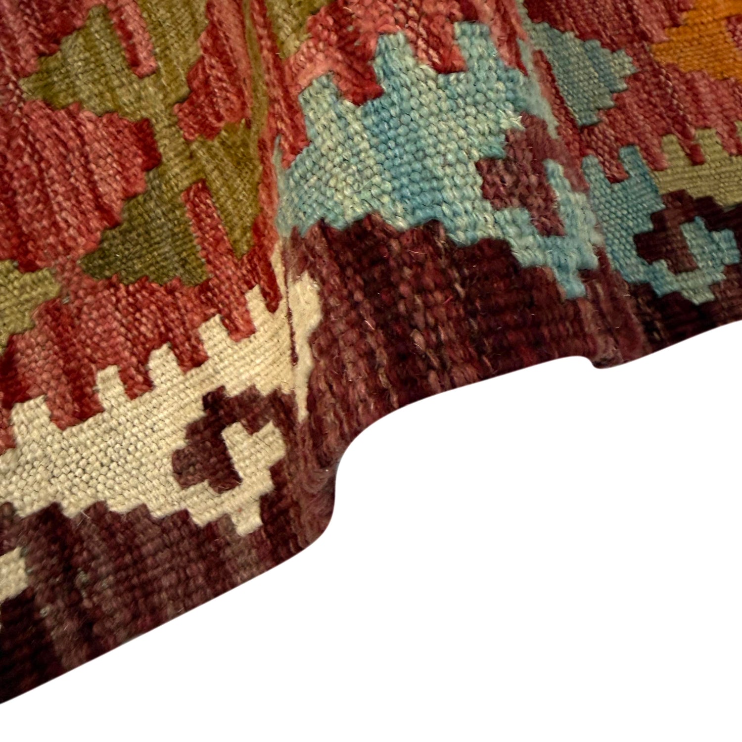 Hand Woven Wool Kelim 2' 9" x 5' 4" ft / 83 x 162 cm - No. R38816