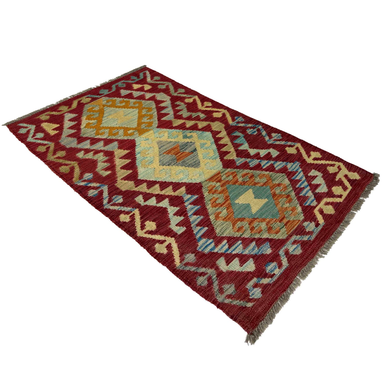Small Size Chobi Kilim 2' 5" x 4' 2" ft / 74 x 127 cm - No. R38820