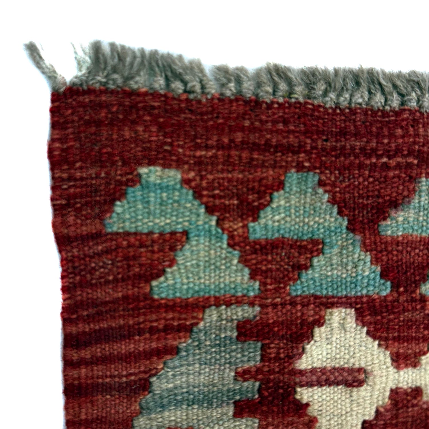 Hand Knotted Afghan Style Kilim 2' 9" x 4' 2" ft / 85 x 126 cm - No. R38821