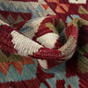 Hand Knotted Afghan Style Kilim 2' 9" x 4' 2" ft / 85 x 126 cm - No. R38821