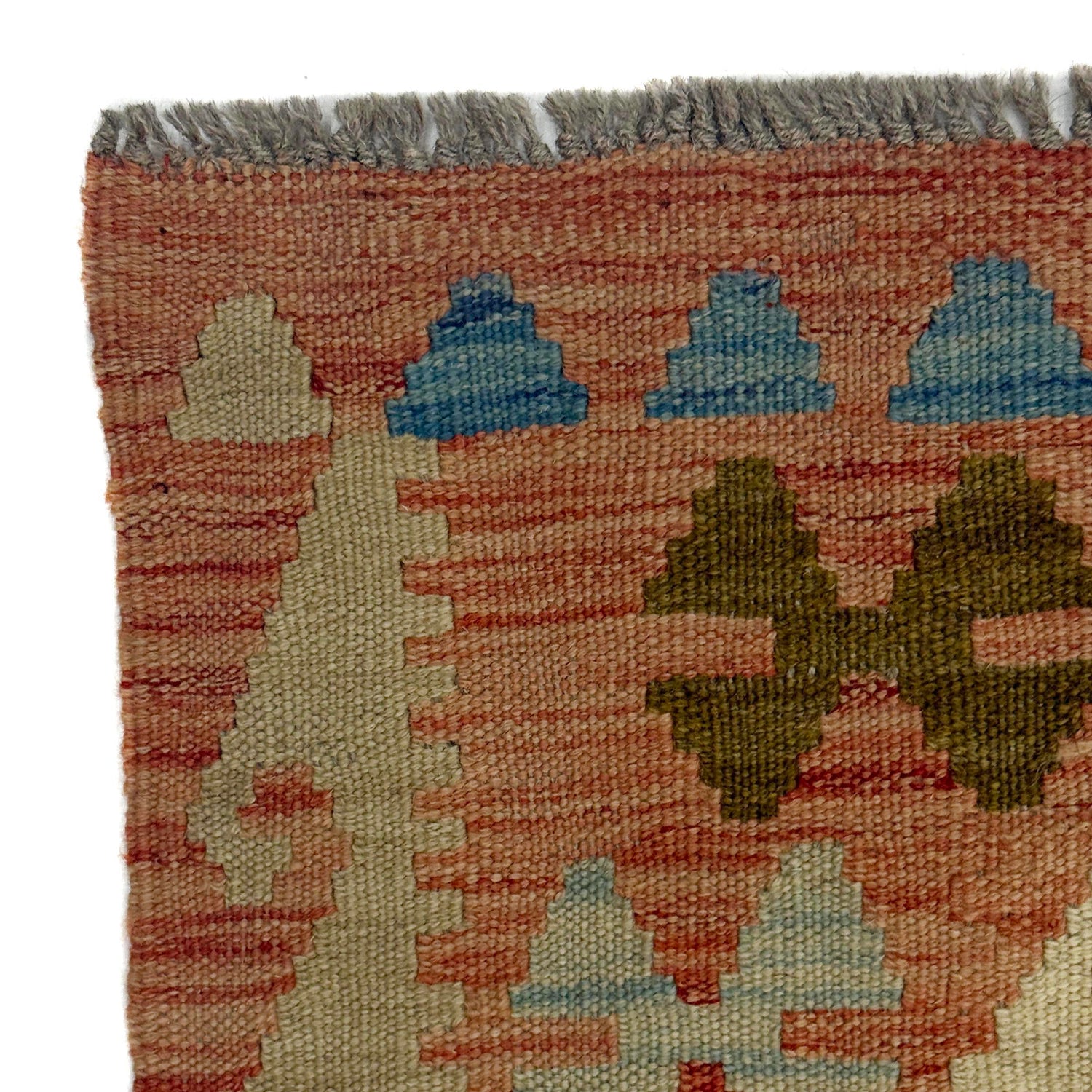 Hand Knotted Flatweave Kilim 4' 5" x 6' 7" ft / 135 x 200 cm - No. R38823